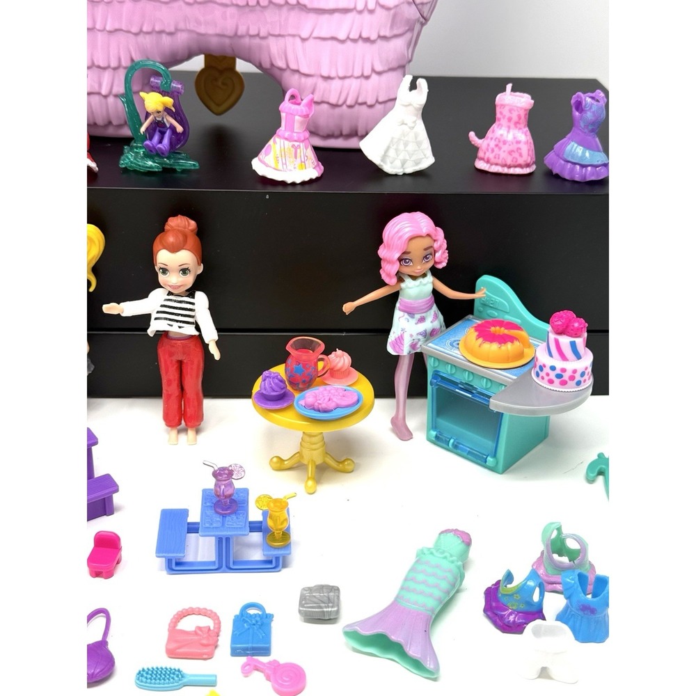 Polly Pocket Dress‎ Up Doll and Accessory Lot - Picture 3 of 16